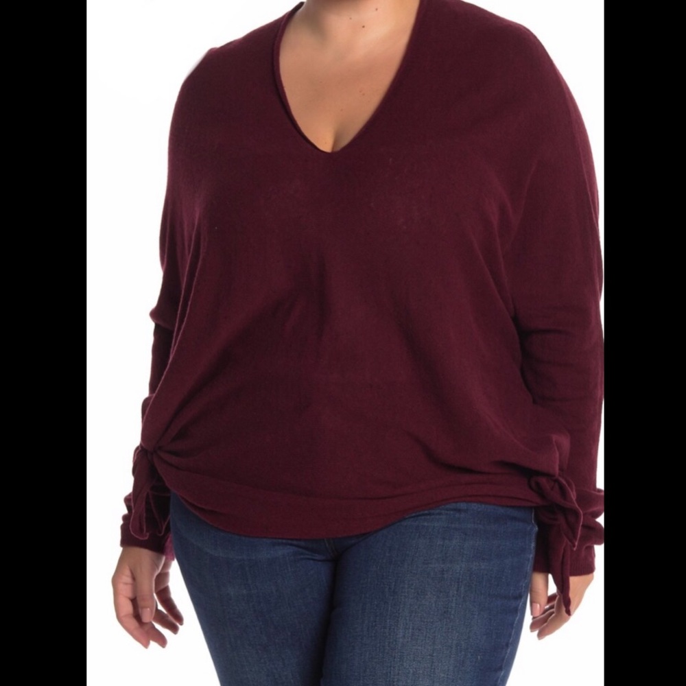 RDI Deep Burgundy Long Sleeve Top Nordstrom Rack